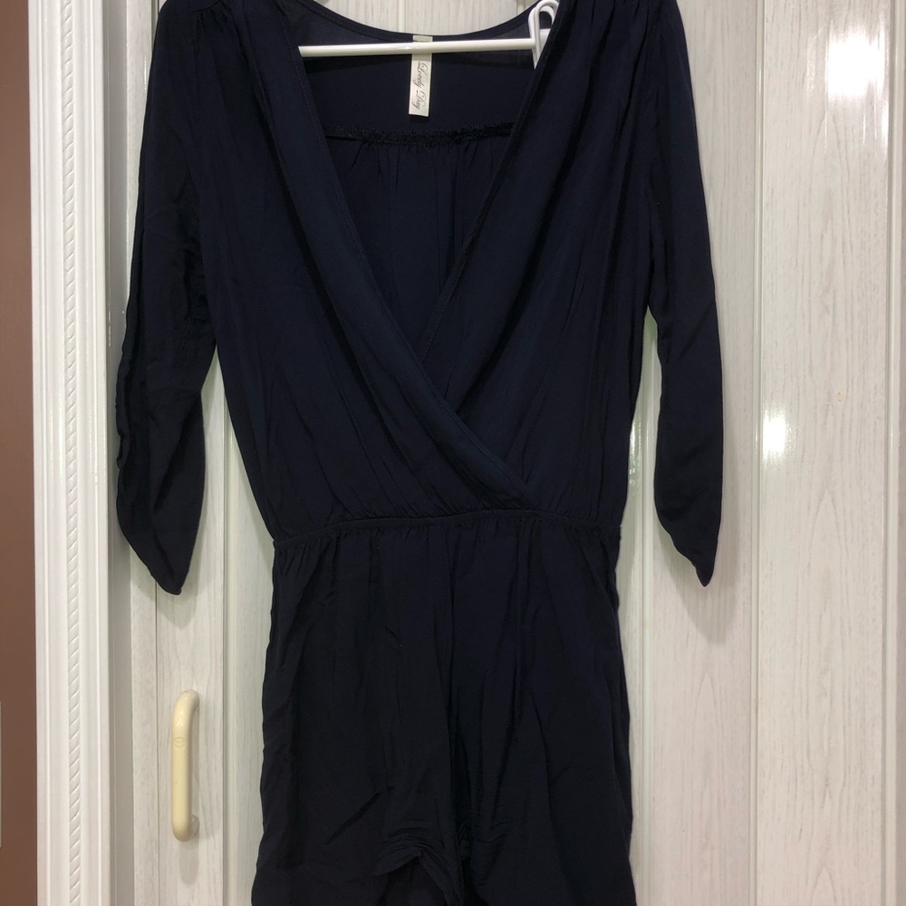 Navy blue romper